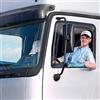 Kit Deflettori Aria Anteriore In PMMA Fumé Per Mercedes Sprinter W906 E VW Crafter 2006-2018, 2 Pezzi