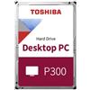 Toshiba Hard Disk Toshiba P300 - 4tb (4000gb) - Sata3 6gb/s - 5400 Rpm - Buffer 128 Mb Cache - 3.5" - Interno Per Desktop