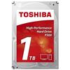 Toshiba Hard Disk Toshiba P300 - 1tb (1000gb) - Sata3 6gb/s - 7200 Rpm - Buffer 64 Mb Cache - 3.5" - Interno Per Desktop