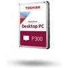 Toshiba Hard Disk Toshiba P300 - 2tb (2000gb) - Sata3 6gb/s - 5400 Rpm - Buffer 128 Mb Cache - 3.5" - Interno Per Desktop