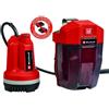 Einhell Pompa sommersa a batteria Einhell ge-pp 18 rb Li Solo - Rosso