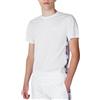 Moschino Underwear T-shirt Uomo con bande logate laterali Bianco