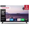 Thomson Smart TV 32" Full HD LED Android TV DVBT2/C/S2 Classe E Nero 32FA2S13