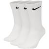 Nike U Nk Everyday Ltwt Crew 3Pr Pacco 3 Calze 1/2 Polp Spugna Bia