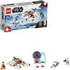 LEGO Star Wars Snowspeeder e Speeder Bike, Playset con Base Starter Brick per Bambini, 75268