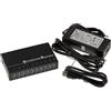 KALEA-INFORMATIQUE Hub industriale USB3 Stazione di ricarica 10 porte (USB 3.0 5GB) con alimentazione 60W. Telaio metallico montabile a rack