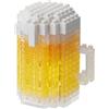 nanoblock Bandai - Nanoblock - Birra - Mini personaggio a mattoncini - Gioco di costruzione - Kit di costruzione di figurine pixel oggetto boccale di birra - NBC245