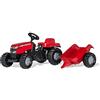 Rolly Toys 12305 - Trattore a Pedali Kid Massey Ferguson, con Rimorchio