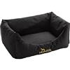 HUNTER Gent Antibac, Divano per Cani, 70 x 100 cm, Grande, Nero