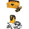 Mirka DEOS II 353 Levigatrice orbitale in valigetta 81x133 mm 300 W a basse vibrazioni + aspirapolvere industriale Mirka a umido e a secco 25 litri