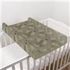 Baby Comfort Fasciatoio con base rigida per neonati, 70 x 50 cm, adatto per lettino da 120 x 60 cm, unisex, con cuneo, anti-rotolo, impermeabile, con bordi rialzati (motivi)