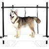 LEIBOU Dog Grooming Arm H-Shape Pet Dog Grooming Table Arm con 3 cappi e Morsetti per Cani e Gatti Heavy Duty Alloy Frame con 35,4 Altezza Regolabile And 36,2 ~ 50 Larghezza Regolabile
