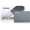 fanxiang S102 Pro 1TB SSD SATA III 6Gb/s 2.5 SSD disco rigido interno, velocità di lettura fino a 560 MB/s, scocca in alluminio, compatibile con laptop e PC desktop(Nero)