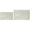 Andiamo Set da 2 Tappetini Antiscivolo Florida per Bagno - Morbidi e Soffici, Lavabili - 40 x 60 cm + 50 x 80 cm, Beige