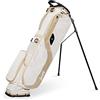 Sunday Golf Sacca da Golf El Camino di - Borsa Leggera con Doppio Cinturino - Facile da trasportare - Si Adatta a Un Set Completo di Mazze. Perfetto per Camminatori, Golf Cart (Grigio Melange)