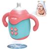 KOESMG Baby Bottle Forma Teether Giocattolo con Musica e Proiezione, Giocattolo Musicale per Baby Teething Toys Regalo per 3-18 Mesi Bambini Ragazzi e Ragazze