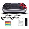 WeightWorld Pedana Vibrante Dimagrante con Elastici Fitness, Tonificazione Glutei e Corpo, Workout e Massaggio, Pedana Fitness Oscillante per Glutei, Gambe, Vibration Plate Exercise Machine, Allenamento a Casa