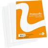 BM BeMore - Carta Protocollo A4 (21cm x 29,7cm), 0108336 - Rigatura Q, Quadretti 5mm con Margini - Carta 60 g/mq - Blister di Carta Protocollo da 200 Fogli