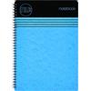 Nu Craze Cloud - Taccuino con rilegatura a spirale, formato A4, 110 pagine di carta FSC da 80 gm², colore: Blu