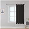 Upcortinassi Tenda ignifuga resistente alla fiamma, tende oscuranti per scuola, aula, dormitorio, casa di cura, colore nero, 132 x 160 cm, 1 pannello