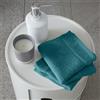 Catherine Lansfield Zero Twist - Coppia di asciugamani in cotone morbido e assorbente, colore: verde acqua