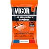 Vigor Mocio Supreme 3 in 1 | Pulisce, ravviva la lucentezza e sgrassa | Formula arricchita con cristalli di soda | senza risciacquo - pavimenti piastrellati | Made in France | x15 mogli estensibili
