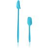 Kochblume Set di 2 cucchiai da resto, cucchiaio flessibile S | silicone premium e nucleo in acciaio inox senza BPA | (turchese, set da 2)