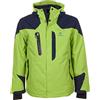 Peak Mountain Cetal/tg - Giacca da sci + manicotto + cintura da neve, Uomo, Verde, Taglia produttore:S