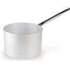 Barazzoni Spa, Casseruola alta 1 manico ø24cm, Alluminio professionale puro al 99,5%, Adatta anche per piani ad Induzione, Made in Italy