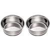 Hunter 41712 - Ciotola per cani, Acciaio inox, 550 ml, Diametro 14 cm (Confezione da 2)