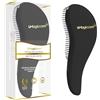 VMAGIC CARE Spazzola sciogli-nodi per donne, ragazze, uomini e ragazzi, utilizzabile su capelli asciutti e bagnati (BLACK)