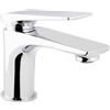 AquaSu 'aquaSu® 795555 - Rubinetto per lavabo Orva in cromo, con beccuccio per risparmiare acqua, regolazione dell'acqua fredda, tipo 1 1/4, attacco standard