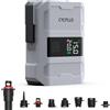 CYCPLUS Pompa SUP Elettrica 20 PSI Ricaricabile Batteria 5200mAh | SUP 10,6FT a 15PSI in soli 5 min, doppio stadio, sgonfiaggio automatico, display LED duale, per SUP e barche gonfiabili