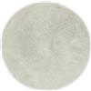 andiamo Tappeto da bagno antiscivolo Florida - Tappeto da bagno morbido e soffice - Tappetino da bagno antiscivolo lavabile - Tappetino da bagno per bagno 60 cm rotondo beige