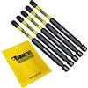 SabreCut 5 x SabreCut SCPZ389_5 89 mm PZ3 Set di punte per cacciavite a impatto magnetico Pozi Pozidriv Heavy Duty compatibile con Dewalt Milwaukee Bosch Makita e altro