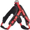 HUNTER Hondentuig NEOPREN VARIO QUICK, Kleur: rood/zwart, hoogwaardig nylon, neopreenpolster, reflecterend 3M™ Scotchlite™-materiaal, eenvoudig aan te trekken, verstelbaar, comfortabel, Maat: L