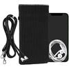 kwmobile Custodia Velluto a Coste con Chiusura Magnetica per Smartphone XXL - 7 - Portacellulare Tracolla - Borsa Porta Cellulare da Collo Universale