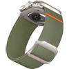 Epova Cinturino Compatibile con Cinturino Apple Watch Ultra 3/ Ultra 2 49mm 46mm 45mm 44mm 42mm, Cinturin Sportivo in Nylon Regolabile Largo 28mm per iWatch Series SE 3 11 10 9 8 7 6 5 4 3,Verde oliva