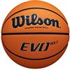 Wilson Evo Next Game, WTB0901XB Pallone da Basket, Indoor, Materiale Composito a Trama Granulosa