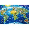 AveJoys Puzzle 1000 Pezzi, Punti di Riferimento del Mondo, 70 x 50 cm, Puzzle da 1000 Pezzi per Adulti, Collezione Fantasy Puzzle, Mappa del Mondo Jigsaw Puzzle per Adulti e Bambini - Stampa di Alta Qualità