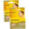 OHROPAX Tappi per orecchie in cera, classici, 40 pezzi (2 x 20 pezzi, confezione da 2)