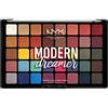 NYX Professional Makeup Palette Ombretti Modern Dreamer, 40 Colori in Polvere, Finish Matte, Laminato e Satinato, Confezione da 1
