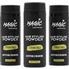 Magic Cosmetics Polvere per capelli da uomo | Polvere per capelli unisex | Look opaco | Styler in polvere anti-gravità | Volume istantaneo e aumento delle radici, tutti i tipi di capelli | 60 gr