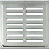 Brinox b70380 a - Griglia a persiana, 17 x 17 cm, colore: Alluminio