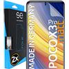 smart engineered Pellicola protettiva antiriflesso compatibile con Xiaomi Poco X3 Pro, pellicola protettiva autorigenerante, pellicola protettiva HD, antigraffio, anti-bolle, vecchiaia