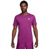 Nike T-Shirt Uomo Cotone Small Logo - Nsw Club Viola