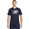 Nike T-Shirt fitness Dri-FIT Uomo Blu
