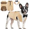 Hjyokuso Vestiti Per Cani, Abito Smoking Per Cani, Papillon Cane, Costume Cane Per Cani Di Taglia Piccola Media Grande, Vestito Natale CaneVestito Cane Per Compleanni Matrimoni e Halloween - (S-2XL)