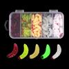 OriGlam 100 pz Soft Silicone Flyworm, Esca Artificiale Morbida per la Pesca del Pane, Esche Biomimetiche per Lombrichi Esche per la Pesca del Verme Esca di Simulazione Verme Finto