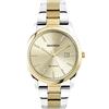Sekonda Color Pop - Orologio da uomo al quarzo da 44 mm, con display analogico della data, cinturino bicolore in acciaio inossidabile 1997.